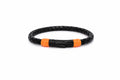 Black & Orange Magic Pop Leather