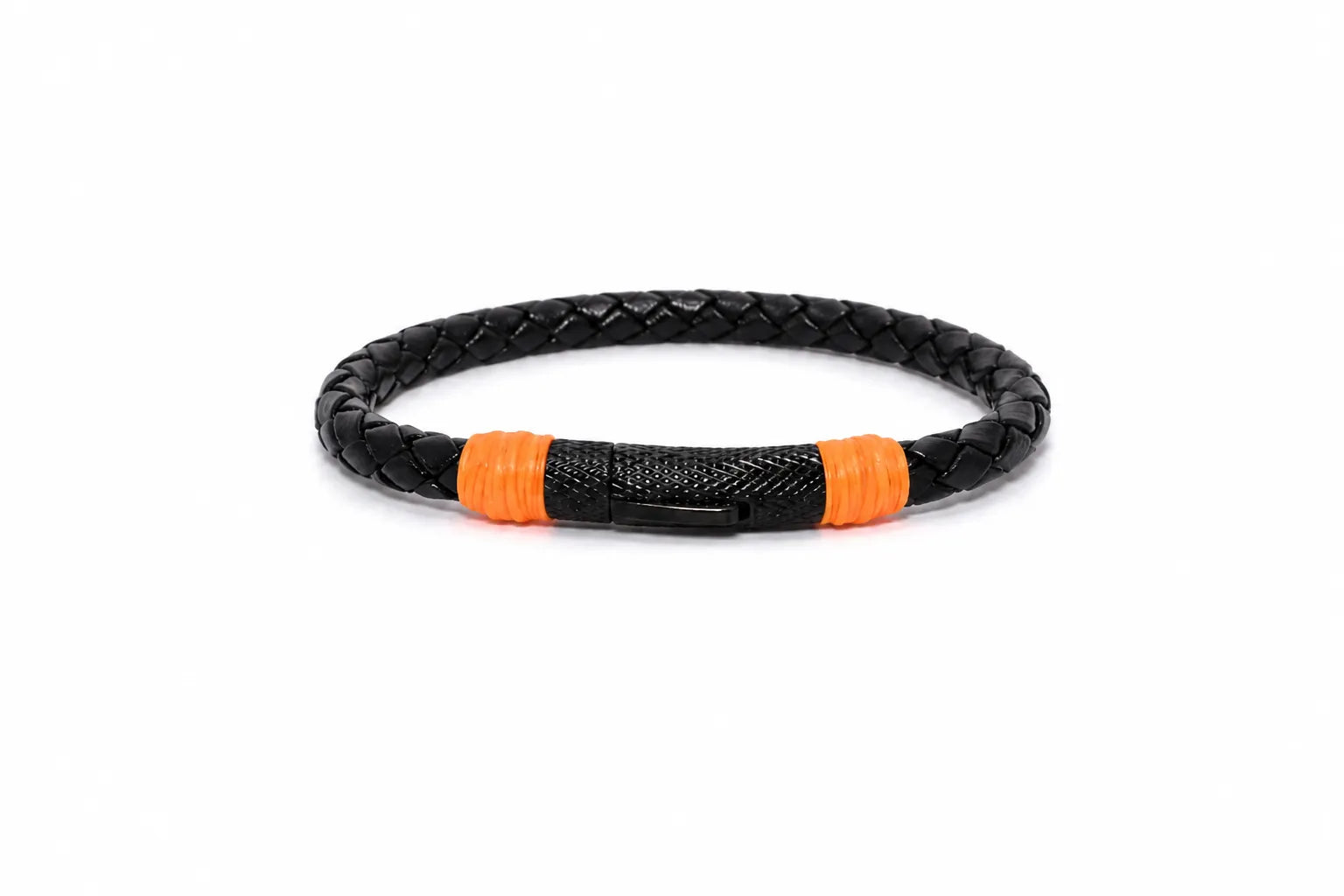 Black & Orange Magic Pop Leather